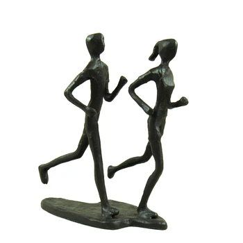 Abstract Iron Art Morning Jogging Lovers Miniature Cast Metal Couple Runner Figurine Decor Knickknack Craft Ornament Present
Abstract Iron Art Morning Jogging Lovers Miniature Cast Metal Couple Runner Figurine Decor Knickknack Craft Ornament Present