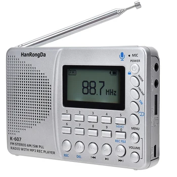 FM/AM/SW Radio Full Band Receiver Portable Stereo Radio with 3.5MM Headphone Jack Recorder Support TF Card AUX Music Player
FM/AM/SW Radio Full Band Receiver Portable Stereo Radio with 3.5MM Headphone Jack Recorder Support TF Card AUX Music Player