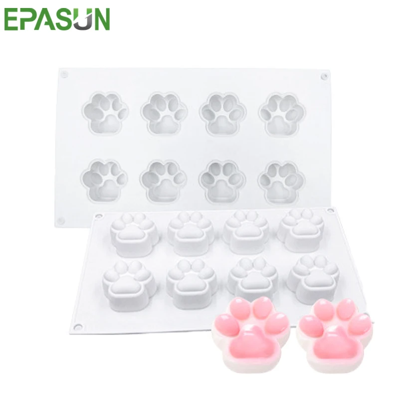 

Cat Claw Shape Silicone Mold Form Mousse Paw Soap Mold Fondant Cake Pan Baking Mould Dessert Decorating Tool
