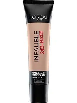 

L'Or éal Paris 24H Matte Foundation makeup mattifying long lasting medium skin tone 20 Sable-35 ml