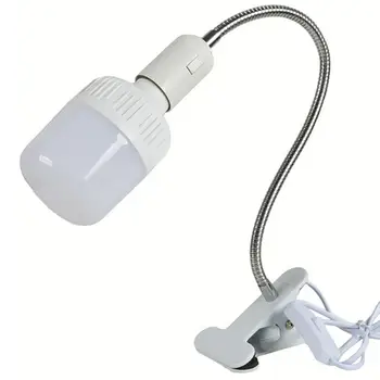New E27 White Led Lamp Holder Clip Table Desk Clip Base Led Lamp Book Lights Holder Home Improvement With On Off Switch Plugs
New E27 White Led Lamp Holder Clip Table Desk Clip Base Led Lamp Book Lights Holder Home Improvement With On Off Switch Plugs