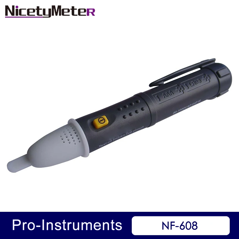 NICETY AVD Series Non-contact AC Voltage Detector Tester Meter 12V-1000V Pen style Voltage Detector
NICETY AVD Series Non-contact AC Voltage Detector Tester Meter 12V-1000V Pen style Voltage Detector