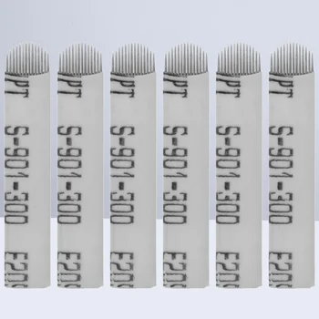 50pcs Tattoo Blades U-shaped Stainless Steel 14 Pins Disposable Safe Tattoo Pen Eyebrows Blades for Eyeliner 
50pcs Tattoo Blades U-shaped Stainless Steel 14 Pins Disposable Safe Tattoo Pen Eyebrows Blades for Eyeliner