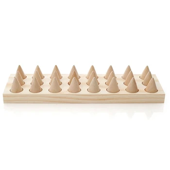 Finger Type 24 Ring Display Stand Wooden Jewelry Ring Display Tray Counter Jewelry Display Storage Box Tray Storage
Finger Type 24 Ring Display Stand Wooden Jewelry Ring Display Tray Counter Jewelry Display Storage Box Tray Storage