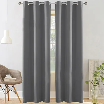 2pcs Modern Home Window Blackout Curtain Living Room Bedroom Microfiber Grommet Design Sunshade Finished Blackout Window Drape
2pcs Modern Home Window Blackout Curtain Living Room Bedroom Microfiber Grommet Design Sunshade Finished Blackout Window Drape