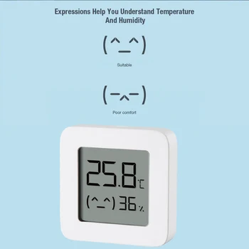 XiaoMi Mijia LCD Bluetooth Thermometer Hygrometer 2 High Precision Sensor App Control Wireless intelligent Thermo-Hygrometer
XiaoMi Mijia LCD Bluetooth Thermometer Hygrometer 2 High Precision Sensor App Control Wireless intelligent Thermo-Hygrometer