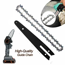 4/6/8 Inch Chainsaw Chain Guide Bar Saw Chain Set Kit For Electric Chain Saw Wood Cutter Garden Power Tools Attachment Parts
4/6/8 Inch Chainsaw Chain Guide Bar Saw Chain Set Kit For Electric Chain Saw Wood Cutter Garden Power Tools Attachment Parts