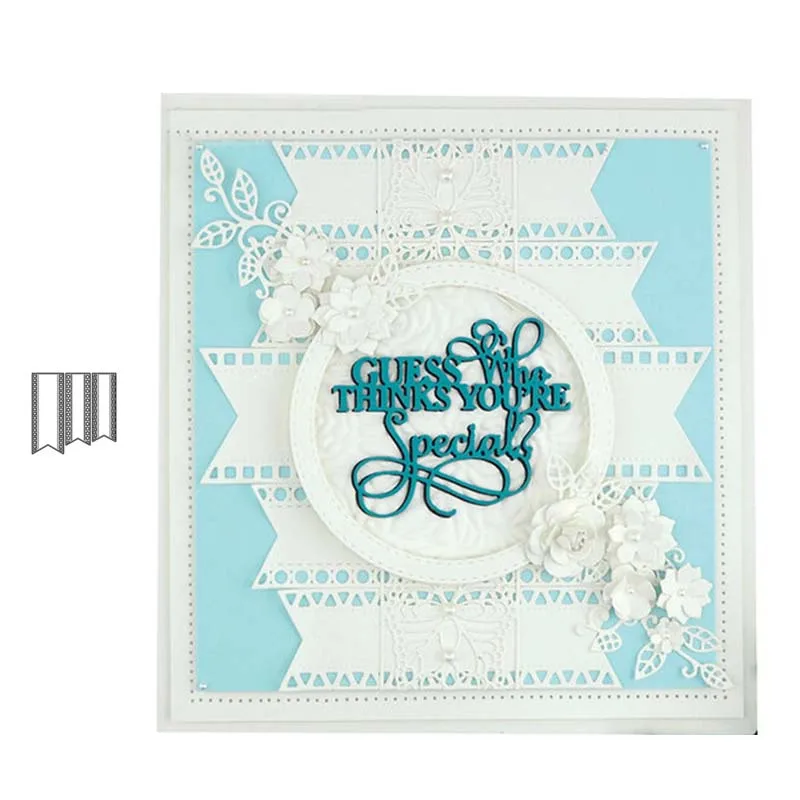 JC Metal Cutting Dies for Scrapbooking Die 3PCS Banner Flag Frame Stencil Handmade Paper Card Make Mould Model Craft Decoration
JC Metal Cutting Dies for Scrapbooking Die 3PCS Banner Flag Frame Stencil Handmade Paper Card Make Mould Model Craft Decoration