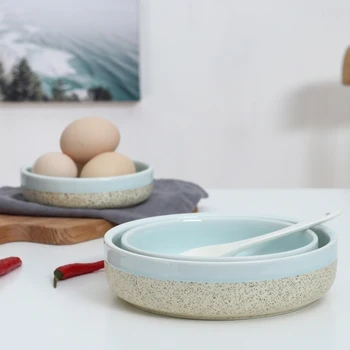 Nordic Art Ceramics 5 Inch Flat Boiled Egg Bowl Simple 7 Inch Beige Straight Breakfast Oatmeal Bowl Household Japanese Tableware 
Nordic Art Ceramics 5 Inch Flat Boiled Egg Bowl Simple 7 Inch Beige Straight Breakfast Oatmeal Bowl Household Japanese Tableware