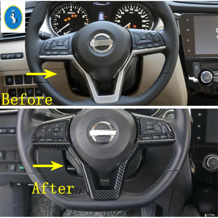 Yimaautotrims Auto Accessory Steering Wheel Cover Trim Fit For Nissan X-Trail X Trail T32 Rogue 2017 - 2020 Carbon Fiber ABS
Yimaautotrims Auto Accessory Steering Wheel Cover Trim Fit For Nissan X-Trail X Trail T32 Rogue 2017 - 2020 Carbon Fiber ABS