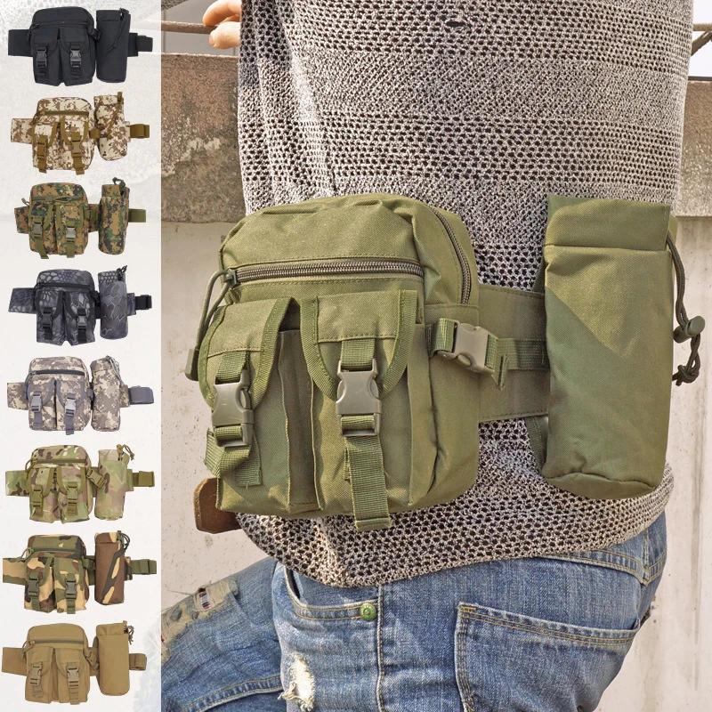 Outdoor tactical Bag Hip Packs Waist Bag Fanny Pack Hiking Fishing Sports Hunting Waist Bags travel camping Sports bags
Outdoor tactical Bag Hip Packs Waist Bag Fanny Pack Hiking Fishing Sports Hunting Waist Bags travel camping Sports bags