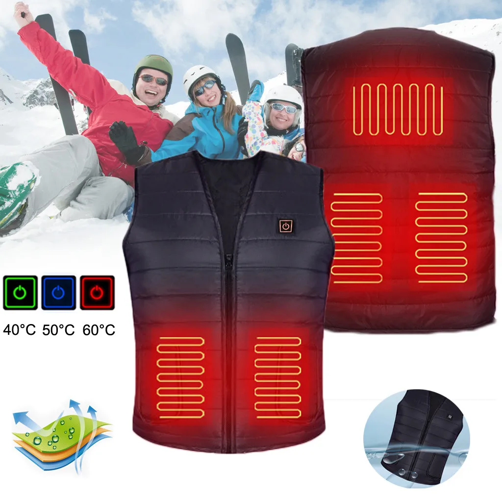 Waterproof Washable Heated Vest Carbon Fiber Wasbaar Usb Opladen Verwarming Warm Vest Outdoor Camping
Waterproof Washable Heated Vest Carbon Fiber Wasbaar Usb Opladen Verwarming Warm Vest Outdoor Camping