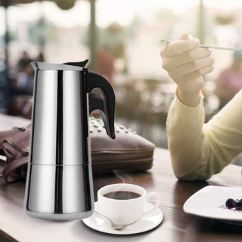 Stainless Steel Coffee Pot Mocha Espresso Latte Percolator Stove Coffee Maker Pot Percolator Drink Tool Cafetiere
Stainless Steel Coffee Pot Mocha Espresso Latte Percolator Stove Coffee Maker Pot Percolator Drink Tool Cafetiere