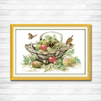 Fruit basket butterfly peach decor painting counted printed on canvas DMC 11CT 14CT kits Cross Stitch embroidery needlework Sets
Fruit basket butterfly peach decor painting counted printed on canvas DMC 11CT 14CT kits Cross Stitch embroidery needlework Sets