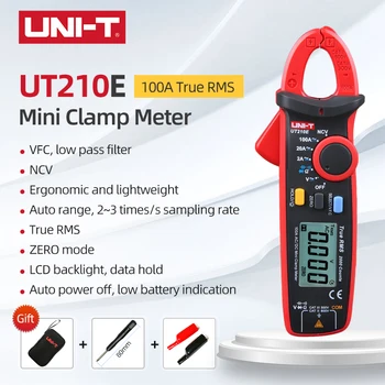 UNI-T UT210E Digital Clamp True RMS NCV VFC Low Pass Filter Auto range 2~3 times/s Sampling Rate LCD Backlight
UNI-T UT210E Digital Clamp True RMS NCV VFC Low Pass Filter Auto range 2~3 times/s Sampling Rate LCD Backlight