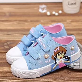 Kids Shoes for Girl Princess Casual Flat Canvas Shoes Autumn Cartoon Print Pearl Child Girls Sneakers Toddler Baby Shoes SP024 
Kids Shoes for Girl Princess Casual Flat Canvas Shoes Autumn Cartoon Print Pearl Child Girls Sneakers Toddler Baby Shoes SP024