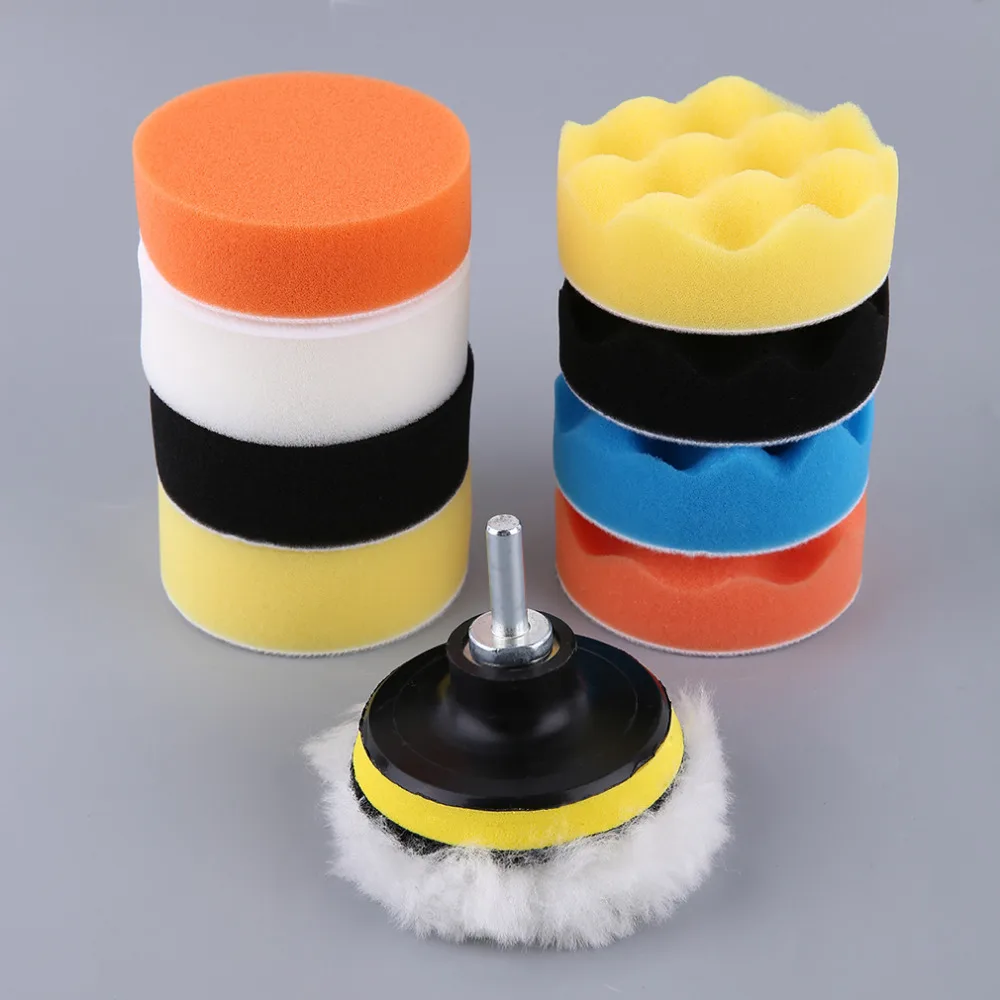 Drop Shipping 3/4/5 Inch 11pcs/set Automobile Car Polishing Pad Set Vehicle Cleaning Washing Polish Sponge Wheel
Drop Shipping 3/4/5 Inch 11pcs/set Automobile Car Polishing Pad Set Vehicle Cleaning Washing Polish Sponge Wheel