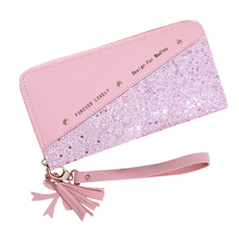 2020 New Fashion Sequined Patchwork Glitter Wallet For Women Long PU Leather Wallet Coin Purse Female Wallets Carteira Feminina
2020 New Fashion Sequined Patchwork Glitter Wallet For Women Long PU Leather Wallet Coin Purse Female Wallets Carteira Feminina