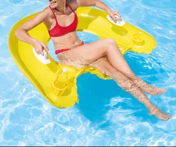 Inflatable Floating Chair 10x150cm Swim Ring Bed Float Chair Inflat Float Chair Pool Chair Water Pool Party Pool Random Color 
Inflatable Floating Chair 10x150cm Swim Ring Bed Float Chair Inflat Float Chair Pool Chair Water Pool Party Pool Random Color