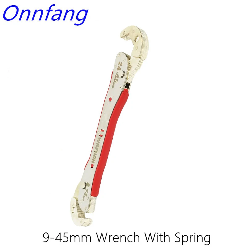 Onnfang Bulk Price adjustable magic spanner Multi-function wrench tool Universal wrench home Hand tool 9-45/32mm Optional
Onnfang Bulk Price adjustable magic spanner Multi-function wrench tool Universal wrench home Hand tool 9-45/32mm Optional