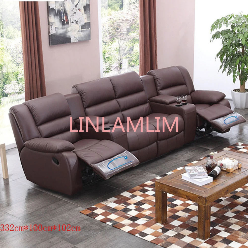 Linlamlim Living Room Sofas Set Manual / Electric Recliner Italinan Cow Genuine Leather Couch Retractable Cinema Sofa 4 Seater
Linlamlim Living Room Sofas Set Manual / Electric Recliner Italinan Cow Genuine Leather Couch Retractable Cinema Sofa 4 Seater