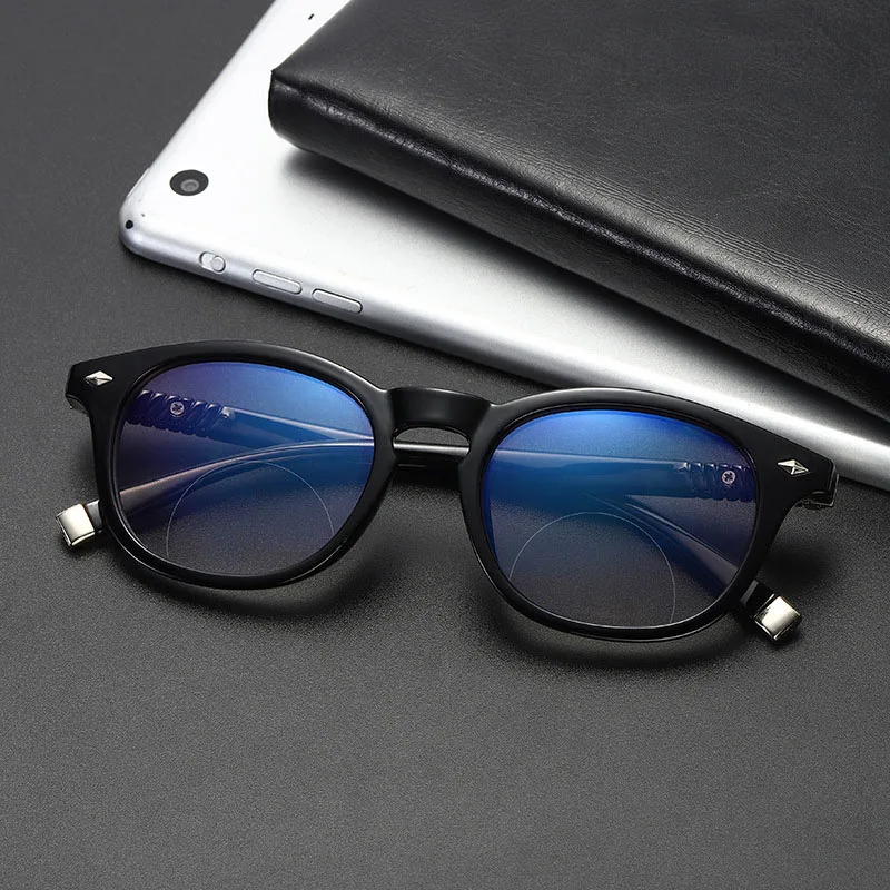 Round Bifocal Reading Glasses Blue Light Blocking Glasses Computer Eyeglasses Clear Lens Presbyopic Eyewear With Diopter
Round Bifocal Reading Glasses Blue Light Blocking Glasses Computer Eyeglasses Clear Lens Presbyopic Eyewear With Diopter