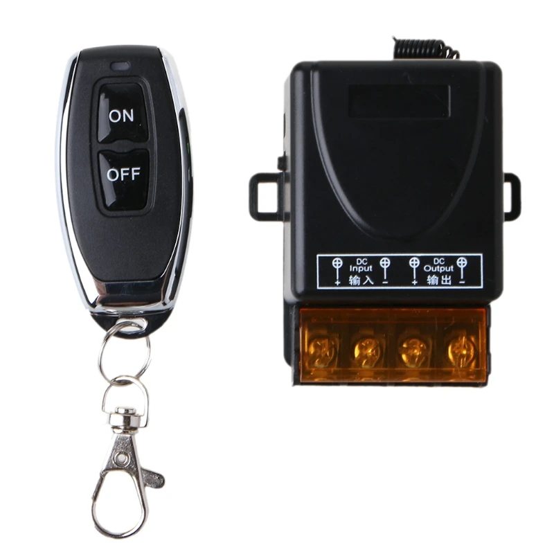 DC 9V-85V 4CH Remote Switch Garage Door Wireless Doorbell Receiver Module and 1/2 Pcs 433MHz RF Remote Controller
DC 9V-85V 4CH Remote Switch Garage Door Wireless Doorbell Receiver Module and 1/2 Pcs 433MHz RF Remote Controller