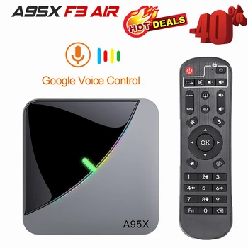 A95X F3 Air TV Box Android 9.0 8K RGB Light Amlogic S905X3 Wifi 4K Box Androaid tv Media player Set Top BOX EU Plug
A95X F3 Air TV Box Android 9.0 8K RGB Light Amlogic S905X3 Wifi 4K Box Androaid tv Media player Set Top BOX EU Plug