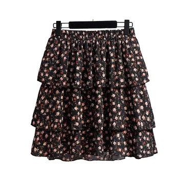Black Pleated Mini Skirt Summer Women's Clothing New Casual Elastic High Waist Plus Size Floral Printed Short Cake Skirt Women
Black Pleated Mini Skirt Summer Women's Clothing New Casual Elastic High Waist Plus Size Floral Printed Short Cake Skirt Women