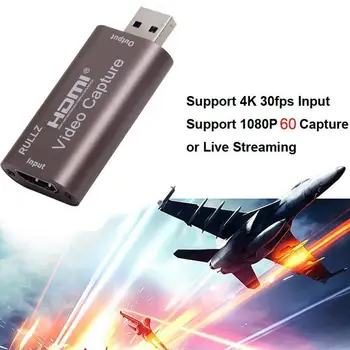 Mini HD 1080P 60fps HDMI to USB Video Capture Card Recording Youtube Box For Computer Streaming Game Broadcast Live OBS U1H7
Mini HD 1080P 60fps HDMI to USB Video Capture Card Recording Youtube Box For Computer Streaming Game Broadcast Live OBS U1H7
