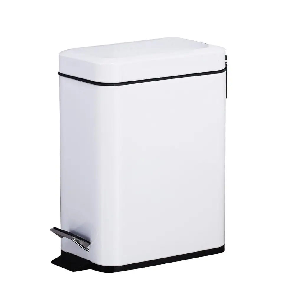 5L/1.3 Gallon Metal Pedal Style Dust Bin Waste Basket Trash Can Garbage Recycle Bin Silent Lid Removable Inner Bucket White
5L/1.3 Gallon Metal Pedal Style Dust Bin Waste Basket Trash Can Garbage Recycle Bin Silent Lid Removable Inner Bucket White