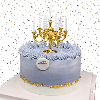 Golden silver two-layer cake stand vintage candlestick candle Christmas Wedding birthday party cake decorating tools supplies
Golden silver two-layer cake stand vintage candlestick candle Christmas Wedding birthday party cake decorating tools supplies