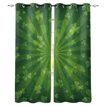St Patricks Day Green Clover Plant Window Curtains LivingRoom Kitchen Curtains Left and Right Biparting Open
St Patricks Day Green Clover Plant Window Curtains LivingRoom Kitchen Curtains Left and Right Biparting Open