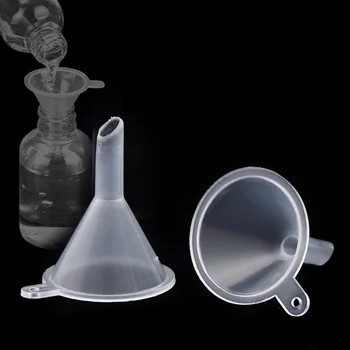 Transparent Mini Plastic Small Funnels Perfume Liquid Essential Oil Filling Funnel Kitchen Bar Dining Tool WB2189
Transparent Mini Plastic Small Funnels Perfume Liquid Essential Oil Filling Funnel Kitchen Bar Dining Tool WB2189