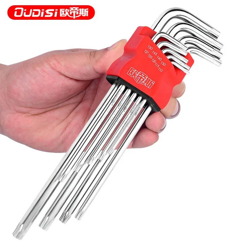 9PCS Alloy Steel Double-End Screwdriver Hex Set Spanner Allen Key Hexagon Flat Ball Torx Star Head Wrench Hand Tool
9PCS Alloy Steel Double-End Screwdriver Hex Set Spanner Allen Key Hexagon Flat Ball Torx Star Head Wrench Hand Tool