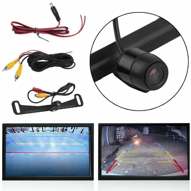 Waterproof Car Rear View Reverse Camera Angle Backup Parking Night Vision Auto Monitor License Plate Frame 170° Wide
Waterproof Car Rear View Reverse Camera Angle Backup Parking Night Vision Auto Monitor License Plate Frame 170° Wide