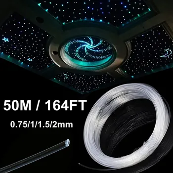 PMMA Plastic Clear Optic Fiber Lights Opitcal Cable End Grow Car LED Lighting Decoration Commercial Light 0.75/1.0/1.5/2.0mm 50M
PMMA Plastic Clear Optic Fiber Lights Opitcal Cable End Grow Car LED Lighting Decoration Commercial Light 0.75/1.0/1.5/2.0mm 50M