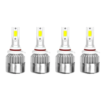 4Pcs LED Headlight Bulb 72W 7600LM LED Headlight Conversion Kit - 6000K Xenon White Low Beam / Fog Light(9005/H10/HB3&9006/HB4)
4Pcs LED Headlight Bulb 72W 7600LM LED Headlight Conversion Kit - 6000K Xenon White Low Beam / Fog Light(9005/H10/HB3&9006/HB4)