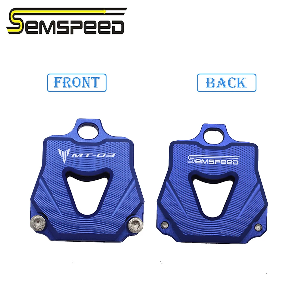 SEMSPEED для yamaha mt03 MT 03 2015 2016 2017 2018 2019 2020 CNC Key Cover Case Cap Shell Head For YAMAHA R3|Накладки и