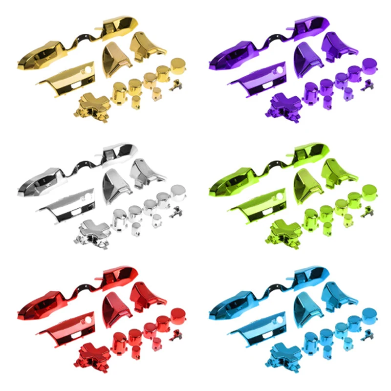 Bumper Triggers Buttons Replacement Plastic & Chrome Full Set D-pad LB RB LT RT ABXY Button For Xbox One Controller
Bumper Triggers Buttons Replacement Plastic & Chrome Full Set D-pad LB RB LT RT ABXY Button For Xbox One Controller