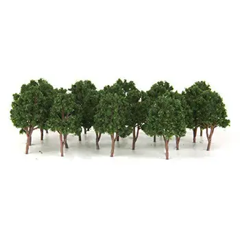 GloryStar 20pcs Miniature Tree Models Train Scenery Railroad Supplies Dard Green 7.5cm 
GloryStar 20pcs Miniature Tree Models Train Scenery Railroad Supplies Dard Green 7.5cm