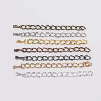 20pcs/lot 50-70mm End Beads Extended Extension Tail Chain Connector For DIY Jewelry Making Findings Bracelet Necklace Wholesale
20pcs/lot 50-70mm End Beads Extended Extension Tail Chain Connector For DIY Jewelry Making Findings Bracelet Necklace Wholesale