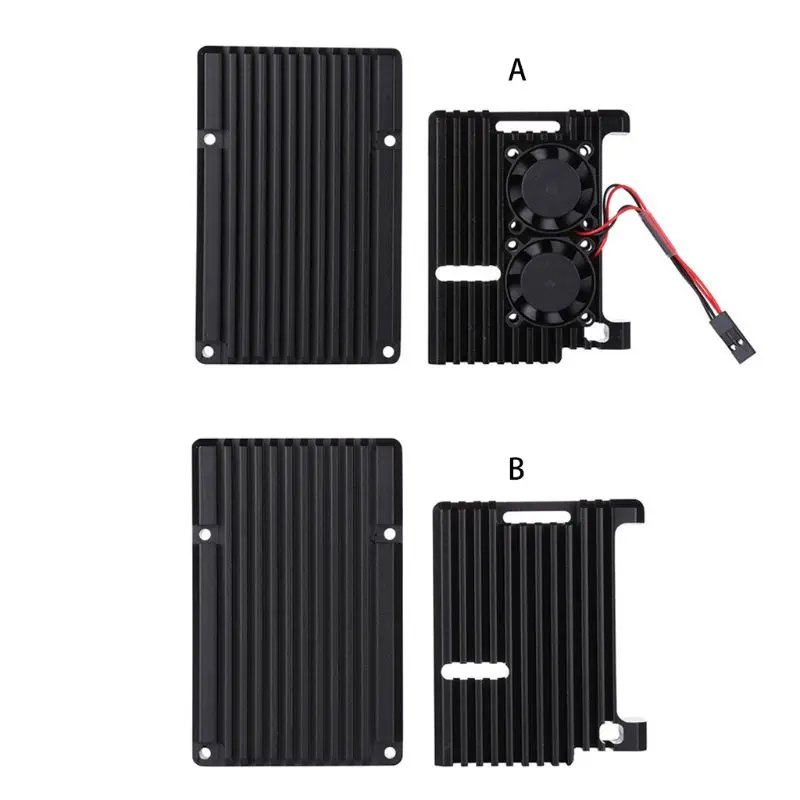 Aluminum Alloy Enclosure Case Metal Shell Black Box Radiating Plate Heatsink Cooler for Raspberry Pi 4 Model B
Aluminum Alloy Enclosure Case Metal Shell Black Box Radiating Plate Heatsink Cooler for Raspberry Pi 4 Model B