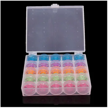 25Pcs/set Transparent Sewing Machine Bobbins Spools Empty Bobbins Spools Plastic Storage Box Home Sewing Accessories Tools
25Pcs/set Transparent Sewing Machine Bobbins Spools Empty Bobbins Spools Plastic Storage Box Home Sewing Accessories Tools