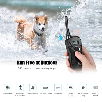 New Waterproof Rechargeable No Shock Dog Training Collar Beep/Vibra/Light 656yd 600m Remote Anti Bark Collar Training Collar for
New Waterproof Rechargeable No Shock Dog Training Collar Beep/Vibra/Light 656yd 600m Remote Anti Bark Collar Training Collar for