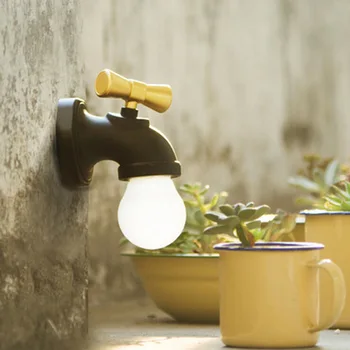 Retro faucet night light intelligent voice control induction USB charging night light corridor cabinet bedside garage LED lights
Retro faucet night light intelligent voice control induction USB charging night light corridor cabinet bedside garage LED lights