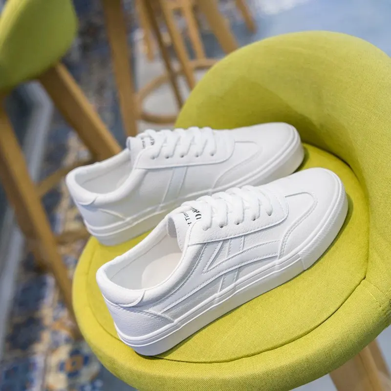 2019 Summer New Style CHIC Small White Shoes Women's Korean-style Base Versatile-Style Leather Casual Board Shoes Flat Students
2019 Summer New Style CHIC Small White Shoes Women's Korean-style Base Versatile-Style Leather Casual Board Shoes Flat Students