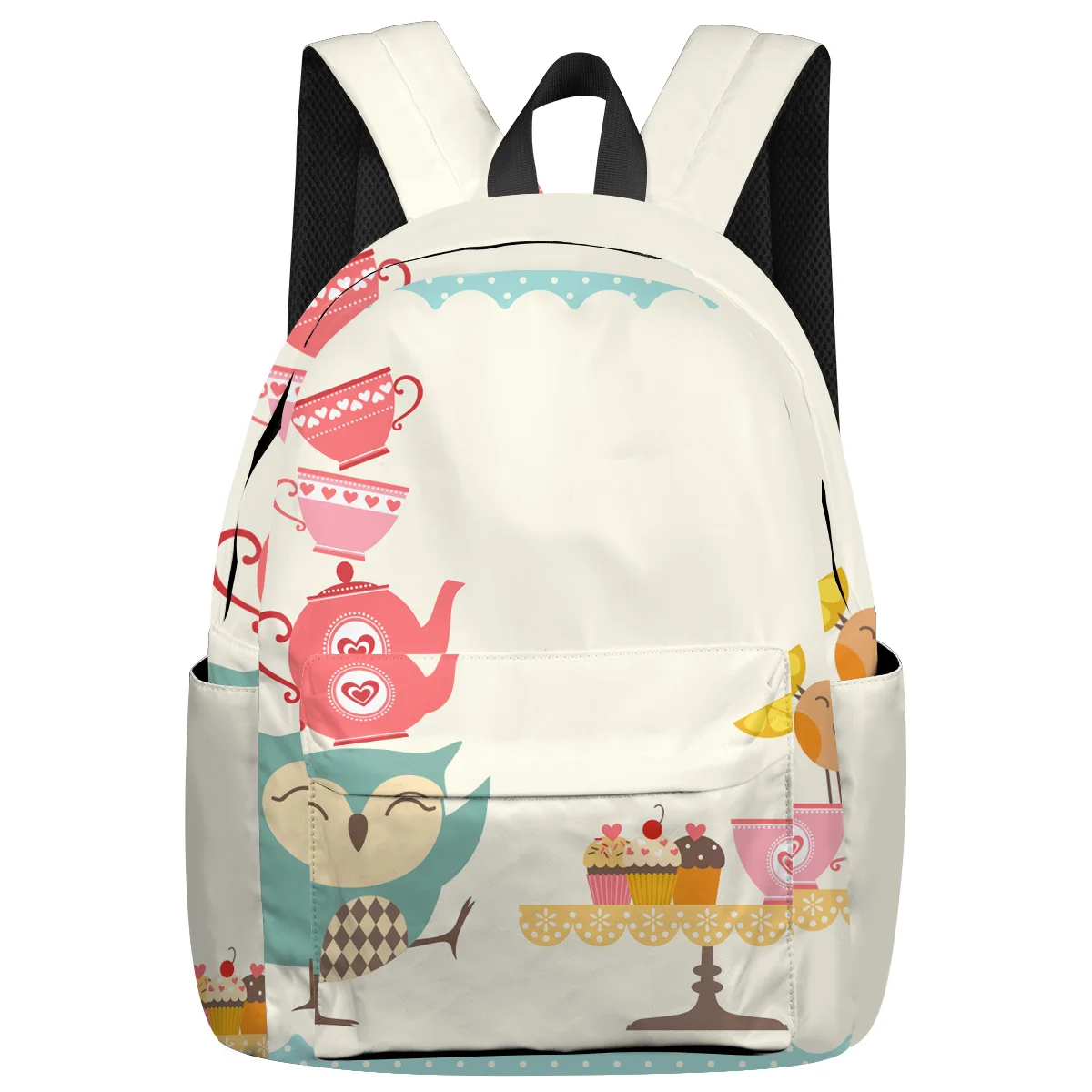WHEREISART Animal Tea Party Cute Owl Bird Cartoon Backpacks Multipurpose Daypacks Bottle Side Pockets Outdoor Activities Scratch
WHEREISART Animal Tea Party Cute Owl Bird Cartoon Backpacks Multipurpose Daypacks Bottle Side Pockets Outdoor Activities Scratch