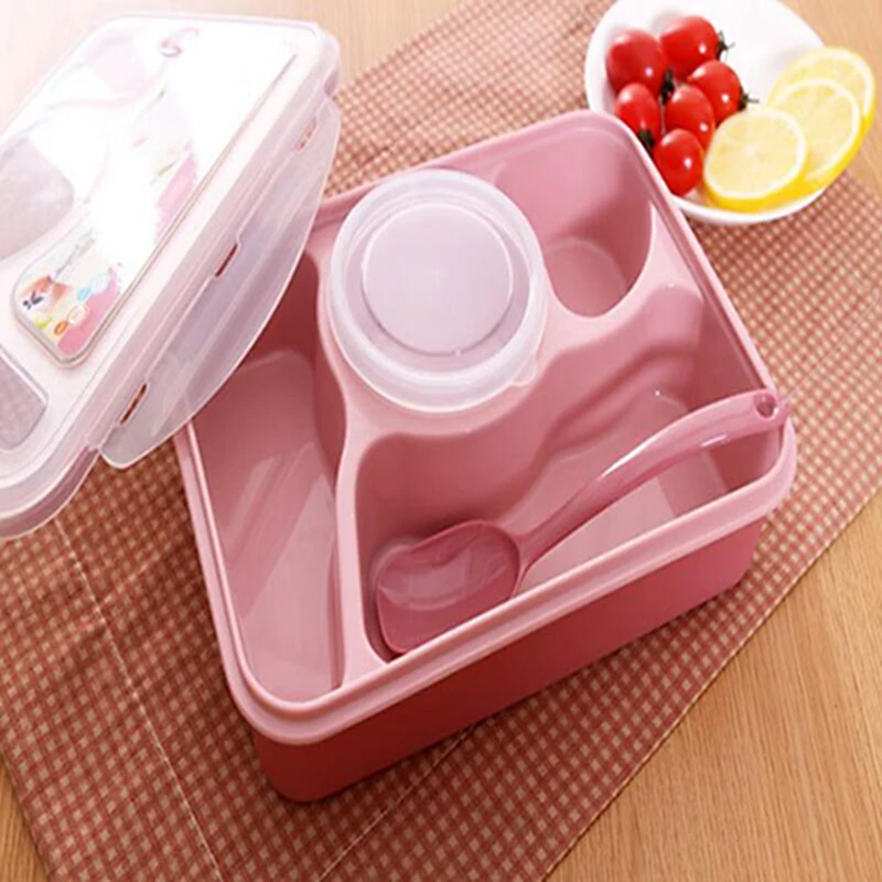 Pink Lunch Box Insulation Box Food Container Storage Boxes Case Container Organizer Microwave Partition Kitchen Tool
Pink Lunch Box Insulation Box Food Container Storage Boxes Case Container Organizer Microwave Partition Kitchen Tool