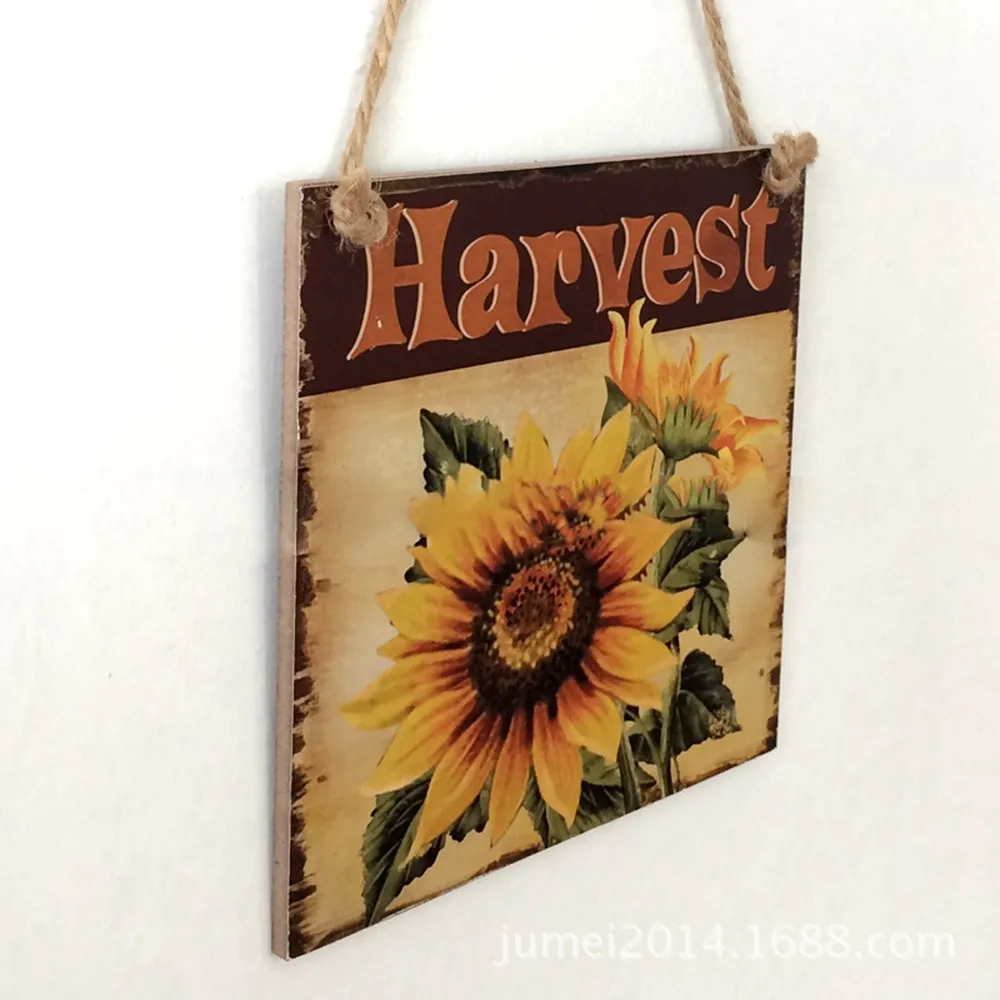 Vintage Rustic Wooden Hanging Board Farm Sun Flower Listing Garvest Autumn Festival Wooden Thanksgiving Decorations
Vintage Rustic Wooden Hanging Board Farm Sun Flower Listing Garvest Autumn Festival Wooden Thanksgiving Decorations